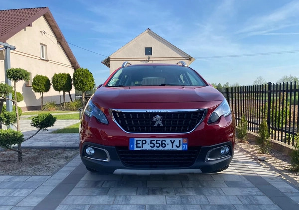 Peugeot 2008 cena 36900 przebieg: 128000, rok produkcji 2017 z Olszyna małe 67